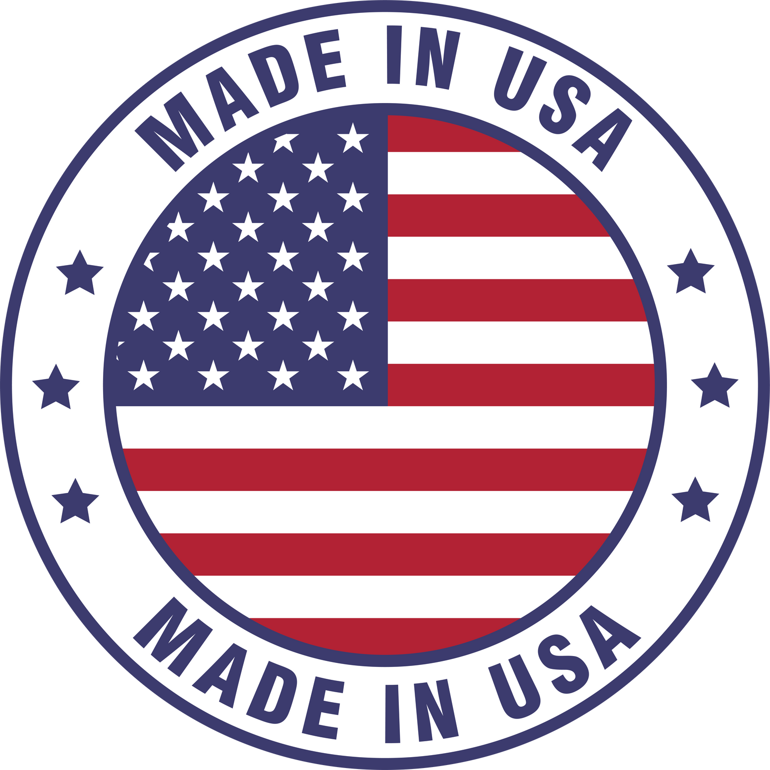 Made in USA Badge